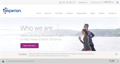 Desktop Screenshot of experianplc.com